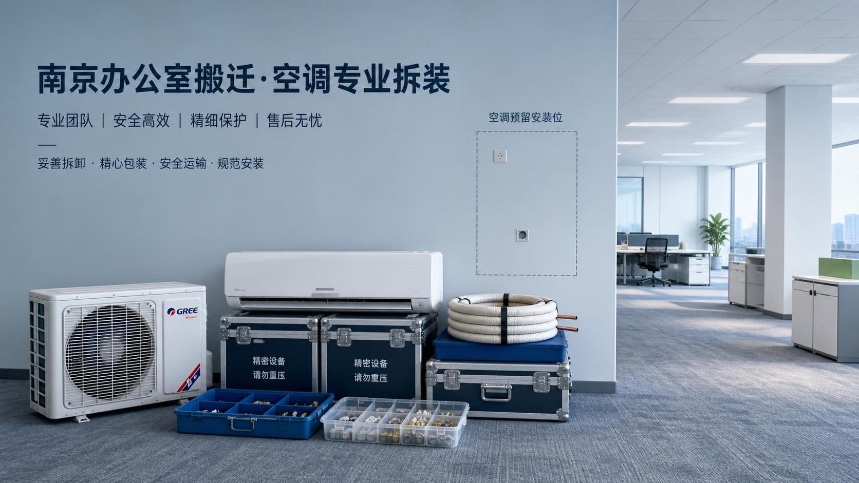 南京搬办公室时空调需要提前拆卸吗