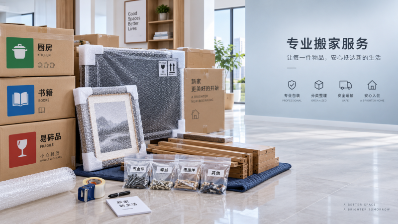 南京搬家上门打包服务包含哪些内容？
