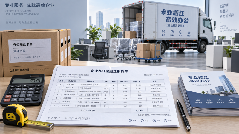 审核搬家公司报价单时要看哪些收费项