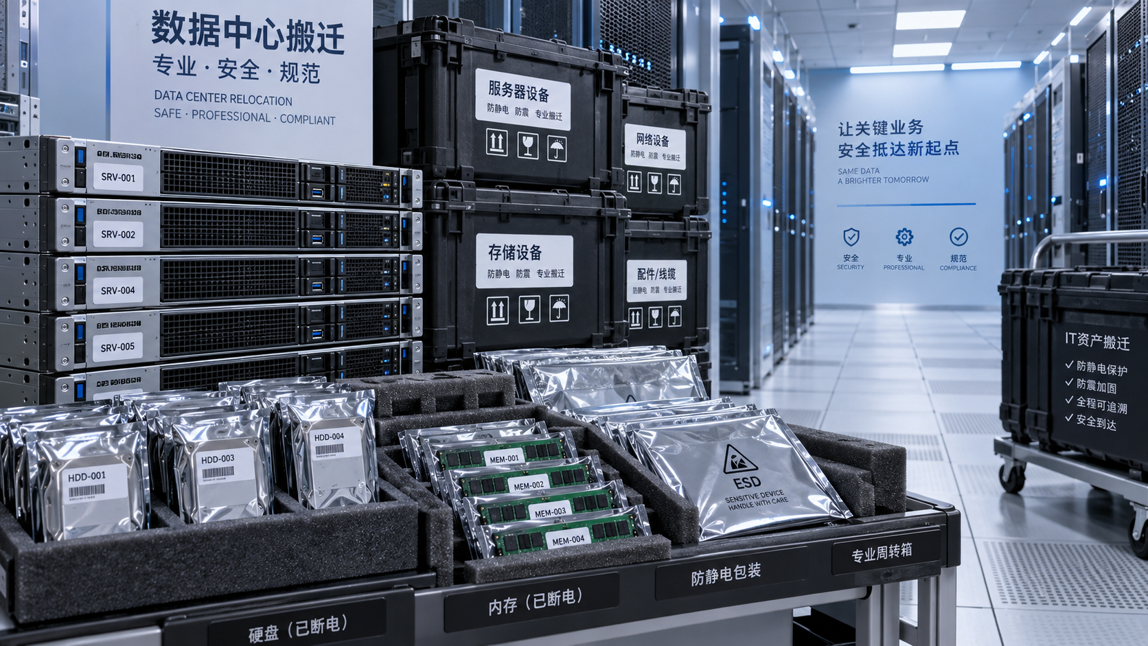服务器搬迁时必须做防静电防护吗 服务器搬迁时必须做防静电防护吗