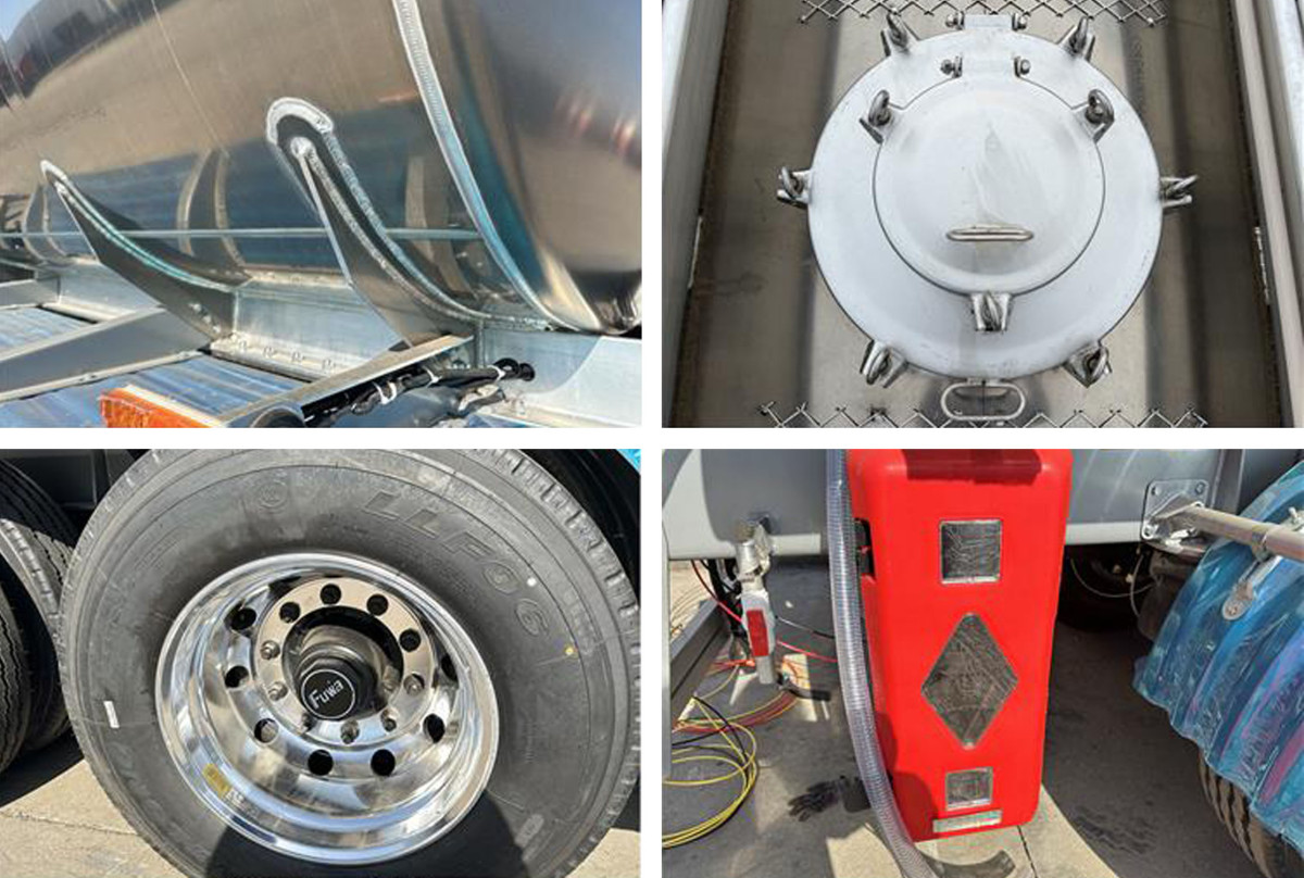 45000 Liters Aluminum Tanker Trailers