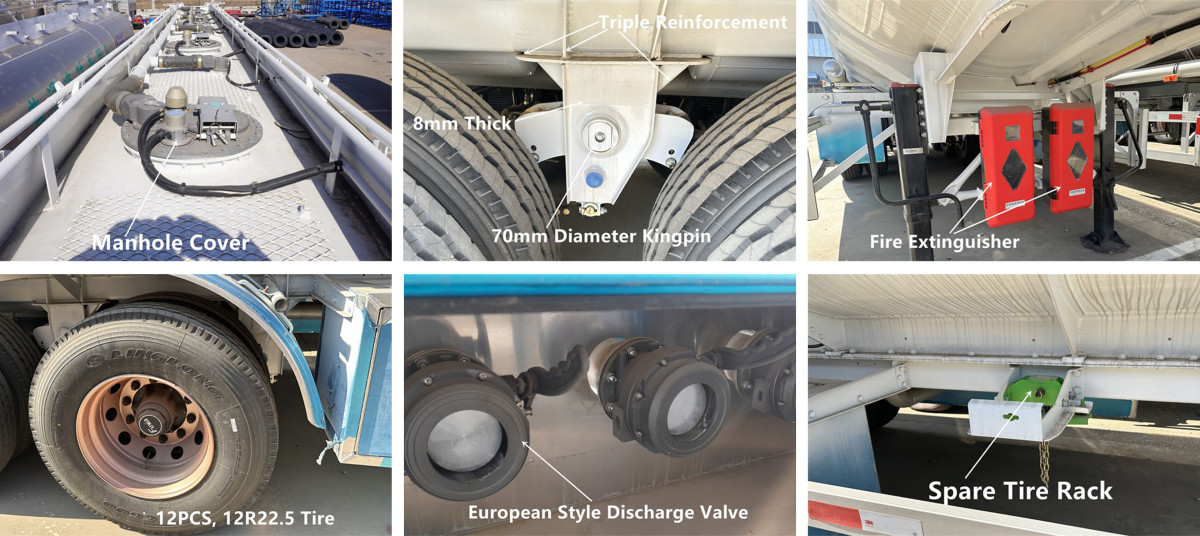 Easy-To-Clean Aluminum Tanker Truck