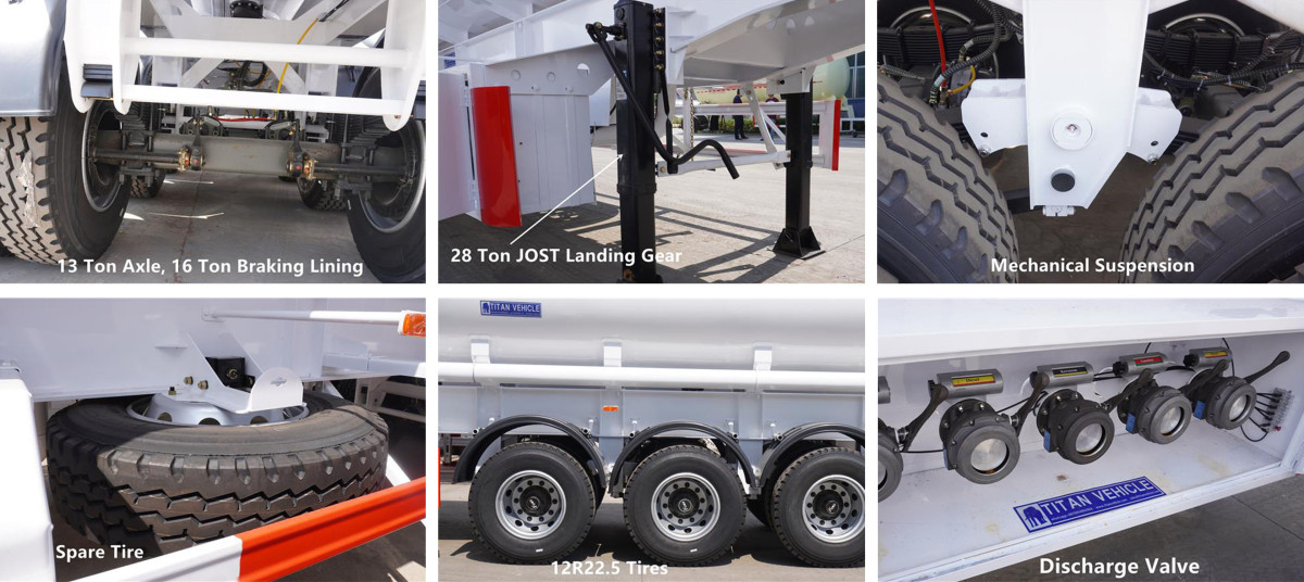 42000L Fuel Tanker Tralier