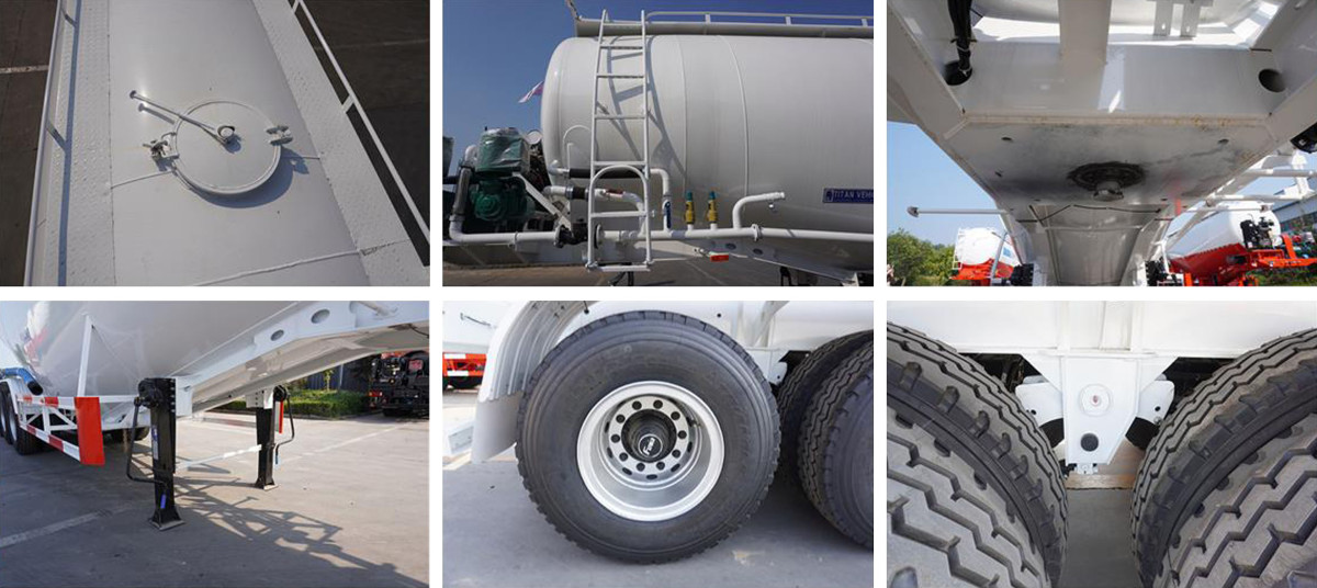 3 Axle Cement Tanker Trailer
