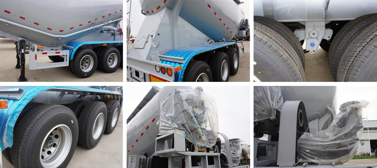 Low Fuel Consumption 30m³ Cement Tanker Trailer