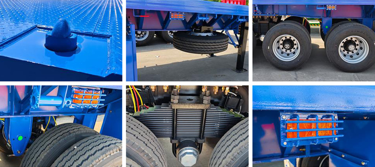 Three-Axle Flatbed Trailer