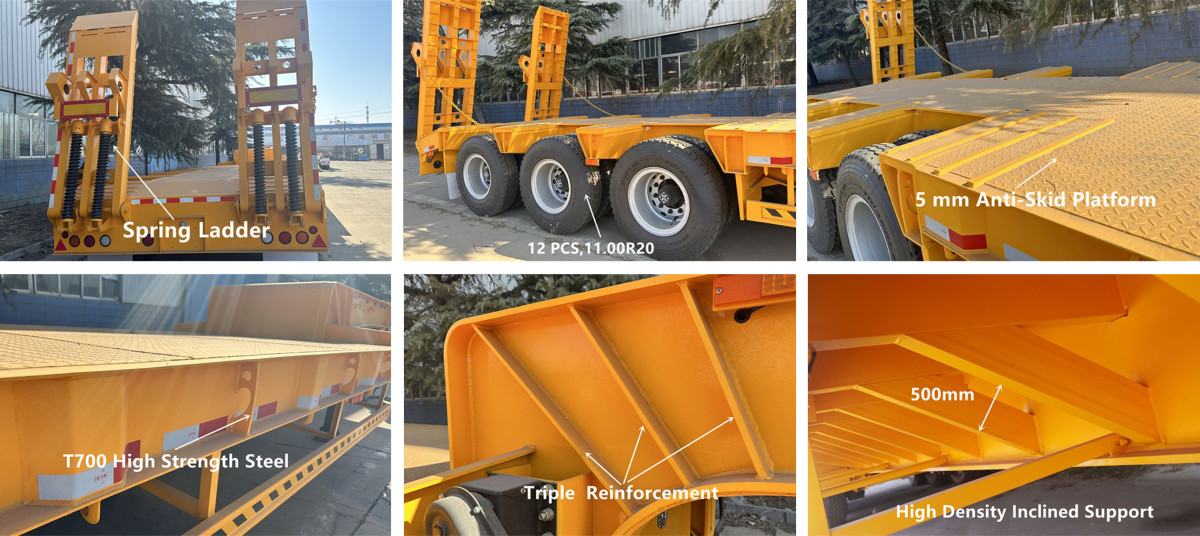80 Ton Low Flatbed Trailer