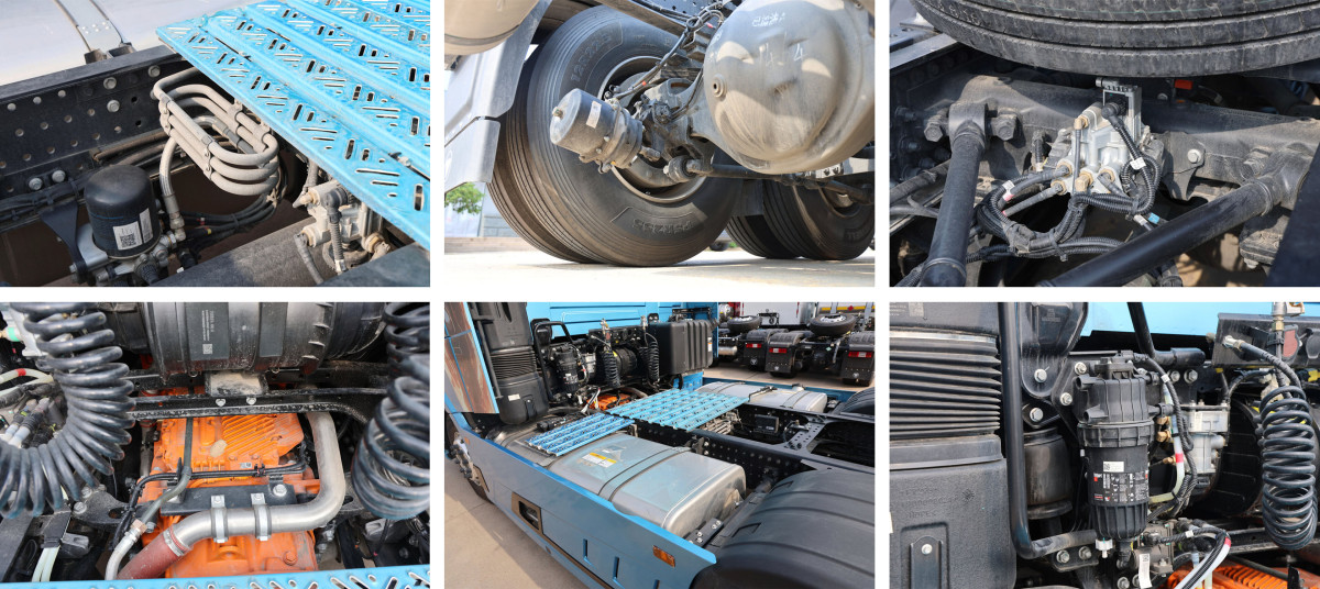 Auman GALAXUS 9 Tractor Truck With ZF 12-Speed Transmission 14.5L Diesel Engine  680 Horsepower  6x4 Drive and AMT Automatic Transmission