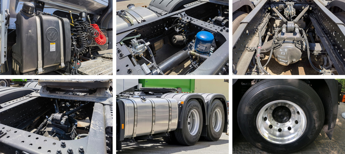 Foton Auman EST Xinghui Edition 580 Horsepower 6x4 Drive AMT Automatic Transmission Tractor Truck
