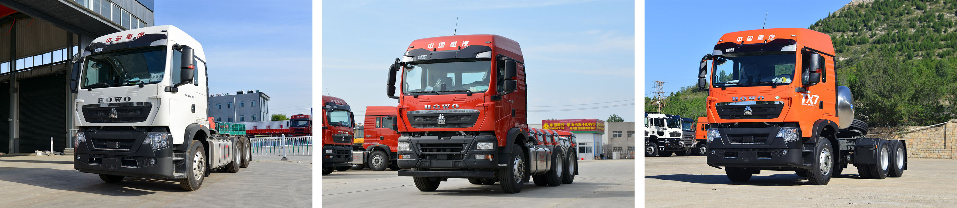 SINOTRUK HOWO TX7 Heavy-Duty Truck  480HP 6x4 Drive LNG Tractor