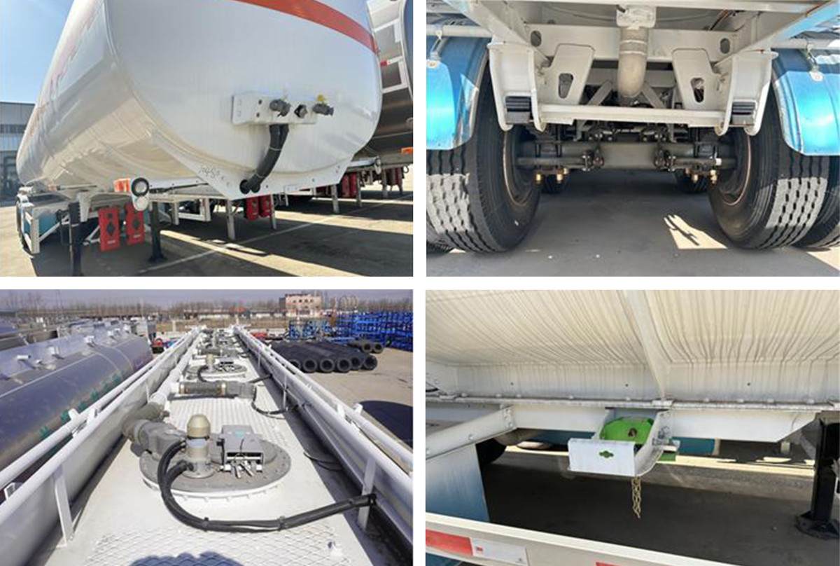 Semi-Trailer Aluminum Tanker Truck