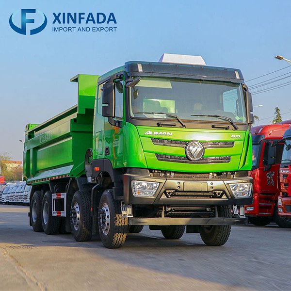 Foton Auman GTL 440 horsepower 8x4 drive  5.4m LNG Tipper/Dump truck