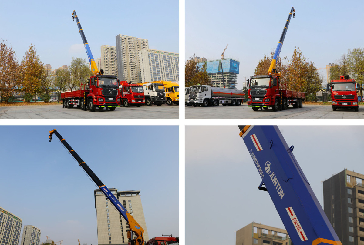 SHACMAN M3000S 340HP 8x4 Drive Crane Truck