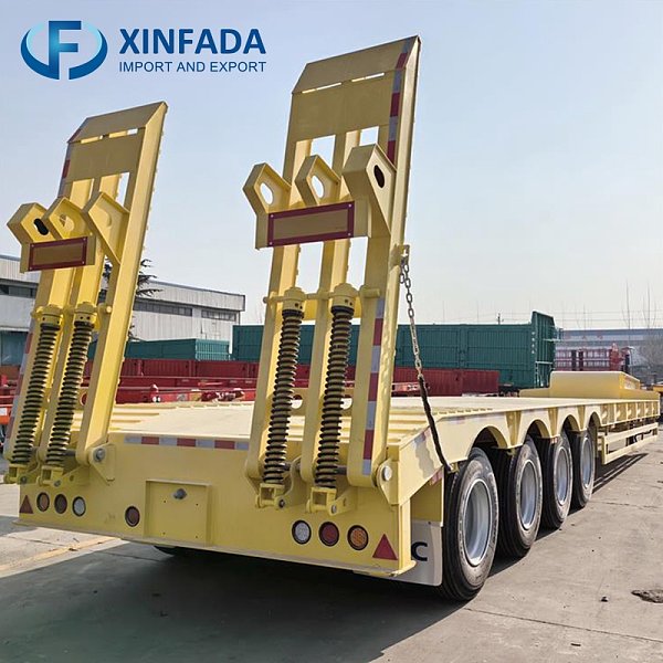 4 Axle 100 Ton Low Flatbed Trailer