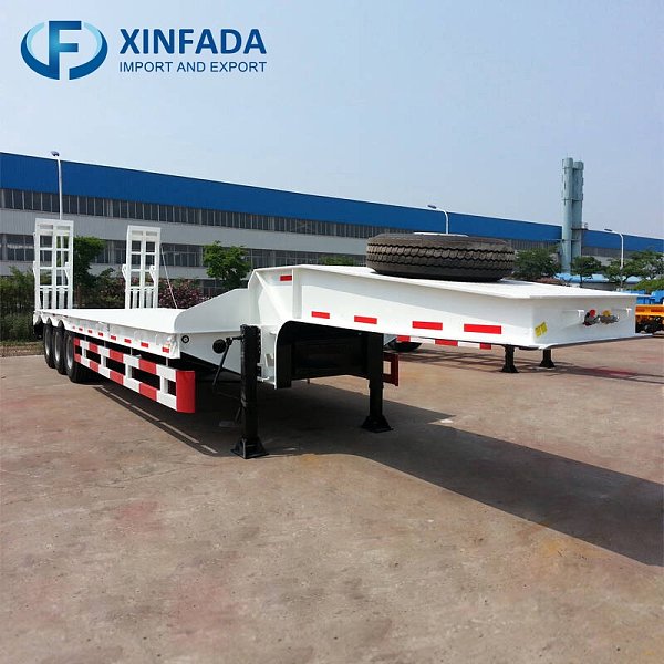 60 Tons Low Flatbed Trailer