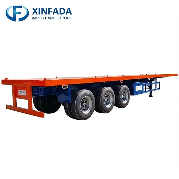 50 Ton Three-Axle Low Flatbed Trailer