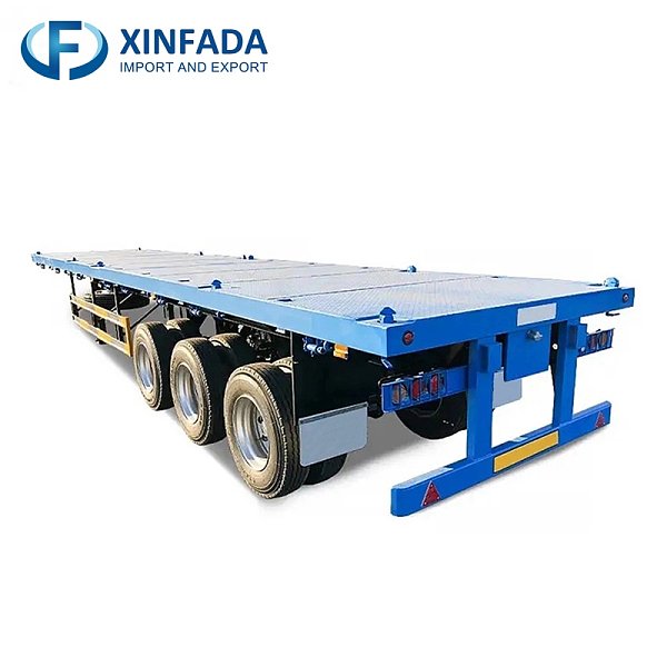 50 Ton Three-Axle Low Flatbed Trailer