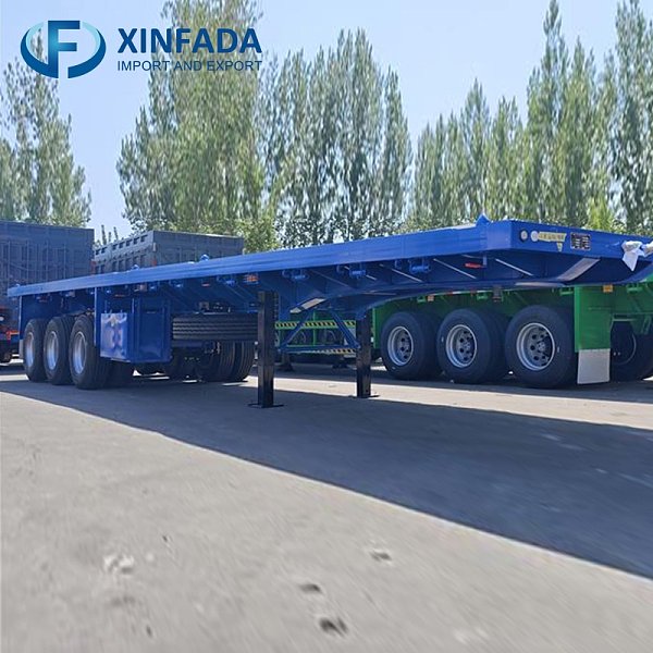 Three-Axle Flatbed Trailer