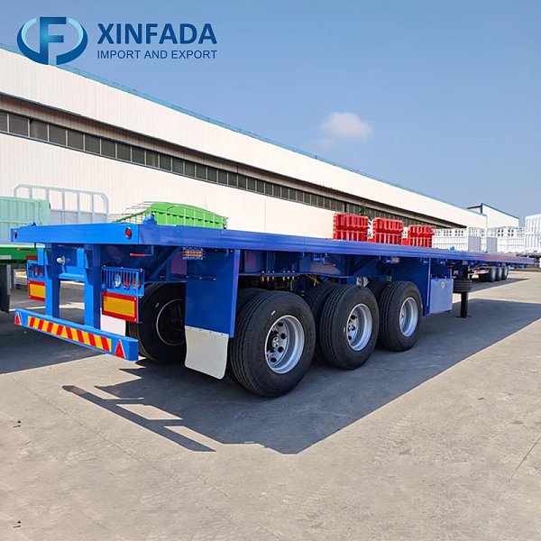 Three-Axle Flatbed Trailer