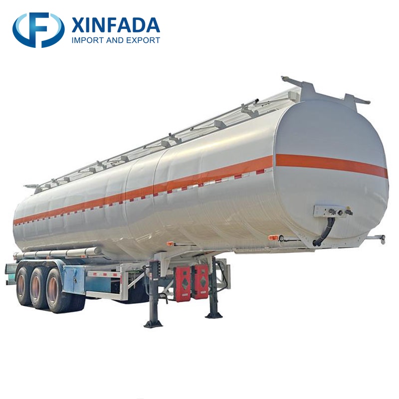 Semi-Trailer Aluminum Tanker Truck