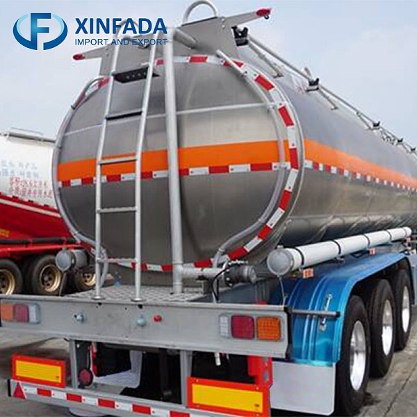 Tri Axle 42000 Liters Aluminum Fuel Tanker Trailer