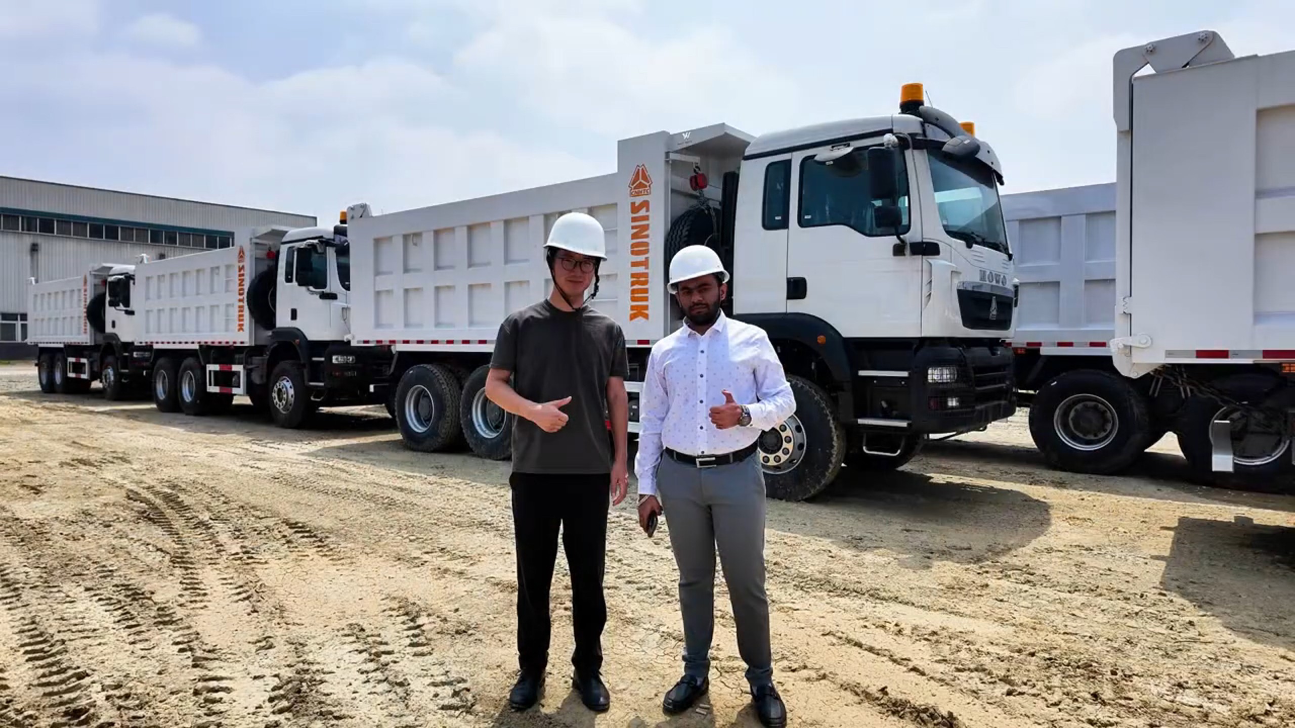 Indian Client Finalizes Deal: Three Sinotruk Howo TX Dump Trucks Bound for the Congo