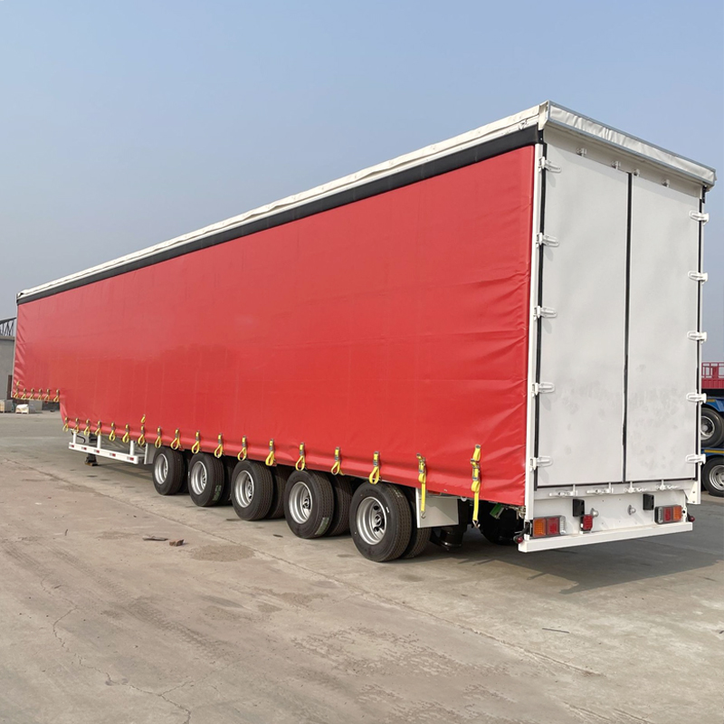 Semi-remorque à rideaux latéraux de 60 tonnes