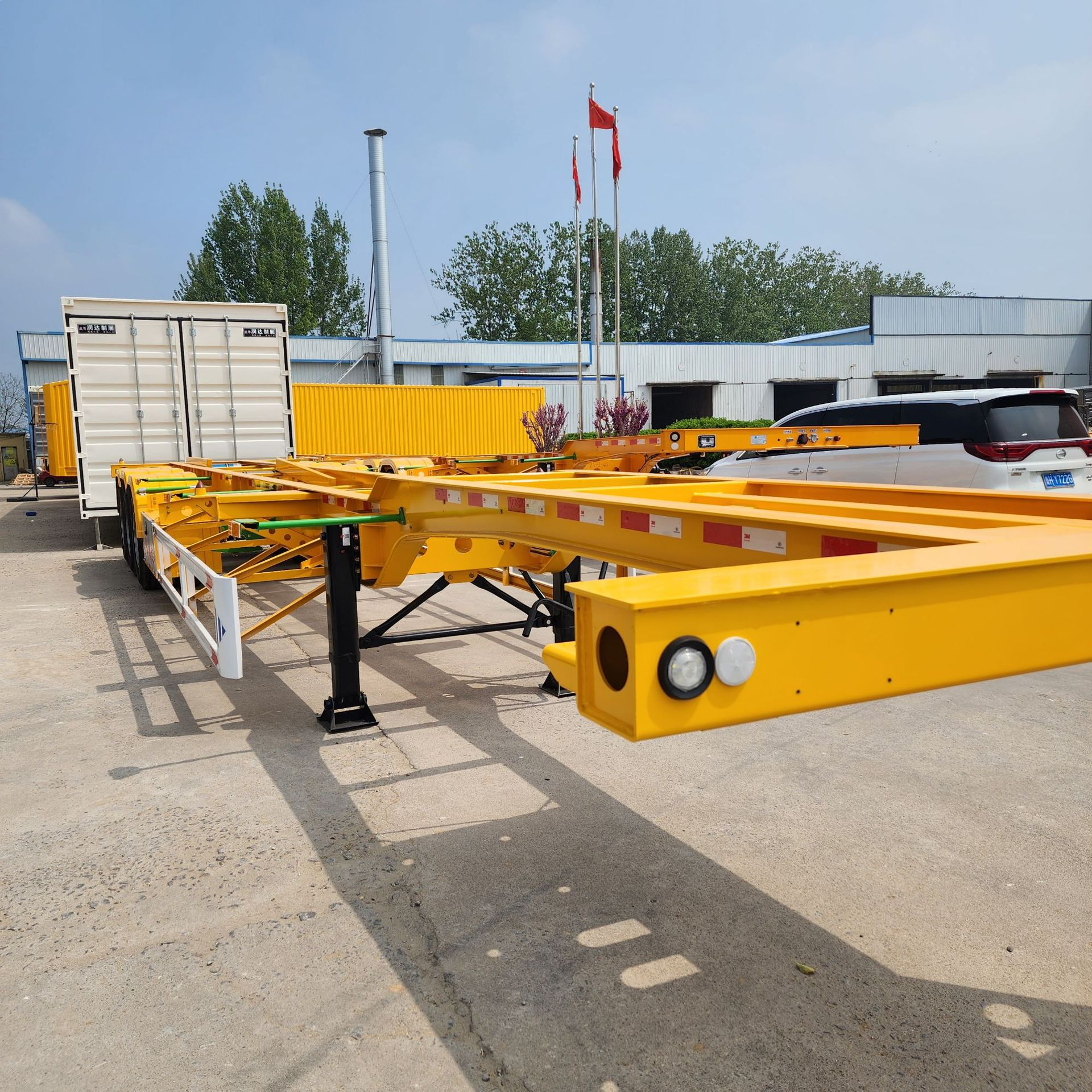 Châssis porte-conteneur 2 essieux 40 pieds