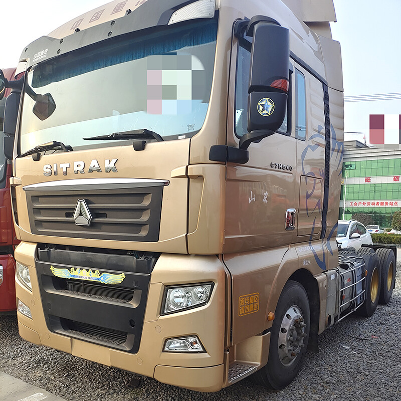 Camion lourd Sinotruk C7H d'occasion 540 ch 6X4 tracteur automatique à vendre