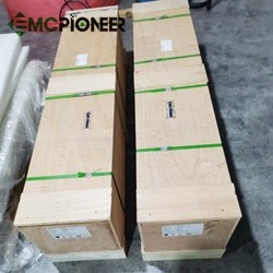 Two rolls of copper foil for shipment