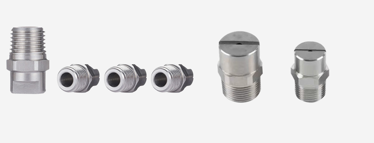 细节图 Boquilla en forma de abanico de acero inoxidable