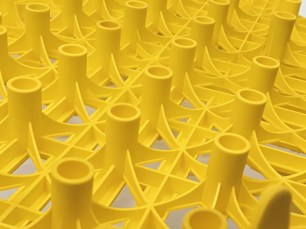 Tapetes modulares de piso em grade de PVC para lava-rápido antiderrapantes e de drenagem