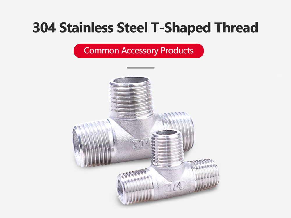 Rosca em T em aço inoxidável 304
