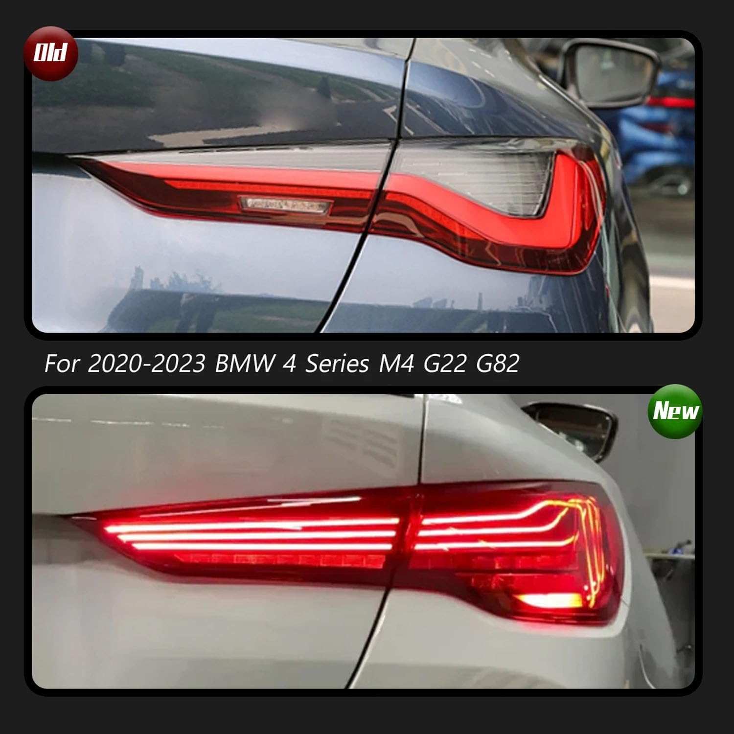 Car Rear Tail Light For BMW 4 Series M4 G22 G82 2020 2021 2022 2023