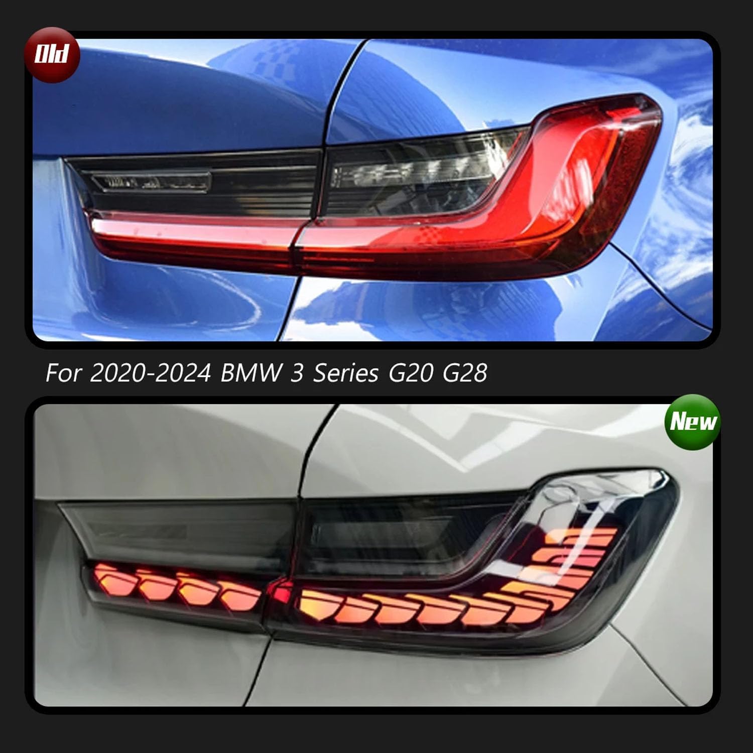 Car Rear Tail Light For BMW 3 Series G20 G28 2020-2024