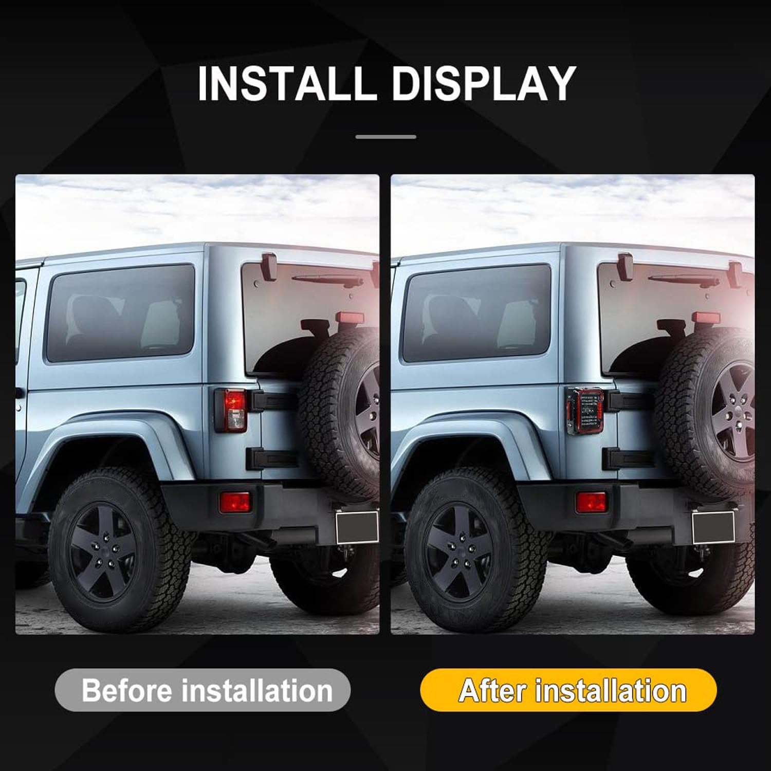 Car Rear Tail Light For Jeep Wrangler JK JKU 2007-2018 Car Rear Tail Light For Jeep Wrangler JK JKU 2007-2018