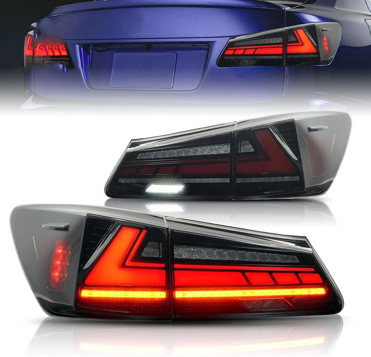 Car Rear Tail Light For Lexus IS250 IS300 IS350 ISF 2006-2012