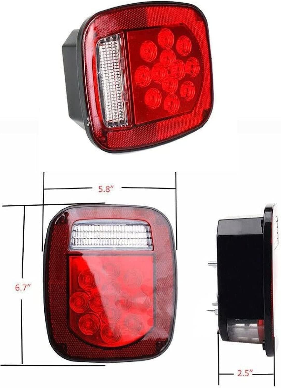 Car Rear Tail Light For Jeep Wrangler TJ CJ 76-06