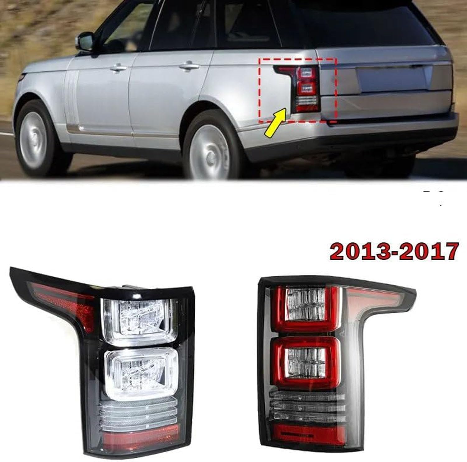 Car Rear Tail Light For Land Rover Range Rover Vogue 2013 2014 2015 2016 2017 Car Rear Tail Light For Land Rover Range Rover Vogue 2013 2014 2015 2016 2017