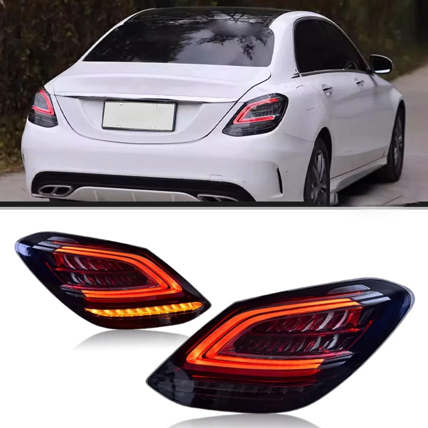 Car Rear Tail Light For Mercedes Benz Clase C W205 2014 2015 2016 2017 2018 2019 2020 Car Rear Tail Light For Mercedes Benz Clase C W205 2014 2015 2016 2017 2018 2019 2020
