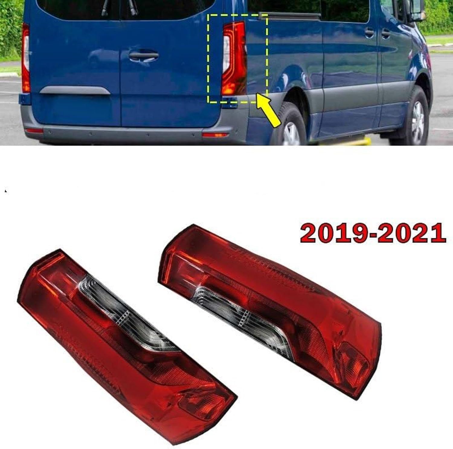 Car Rear Tail Light For Mercedes Benz Sprinter EU Version 2019 2020 2021 Car Rear Tail Light For Mercedes Benz Sprinter EU Version 2019 2020 2021
