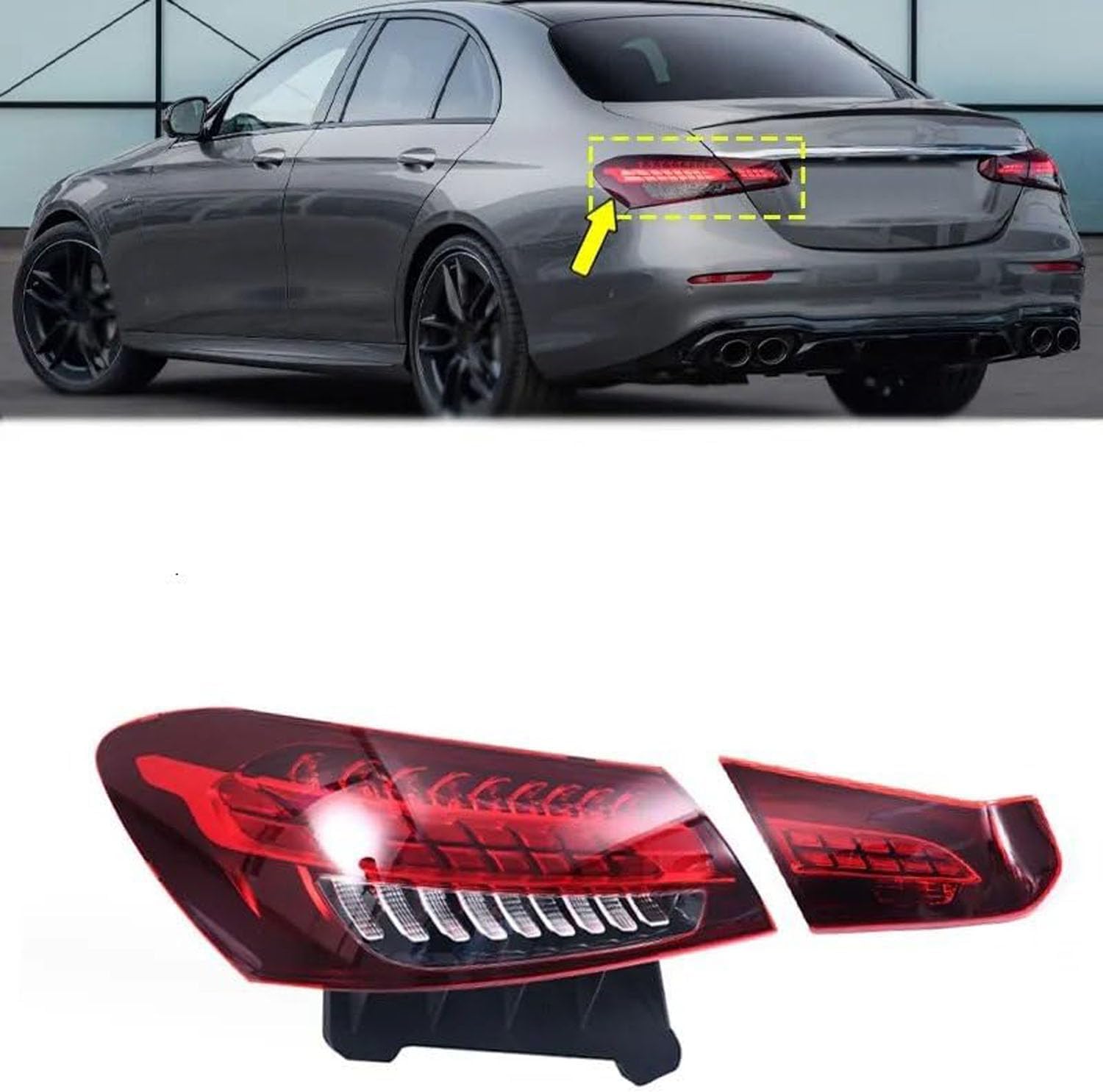 Car Rear Tail Light For Mercedes Benz W213 E-Class W213 E260L E300L E350eL 2021 2022 2023 Car Rear Tail Light For Mercedes Benz W213 E-Class W213 E260L E300L E350eL 2021 2022 2023