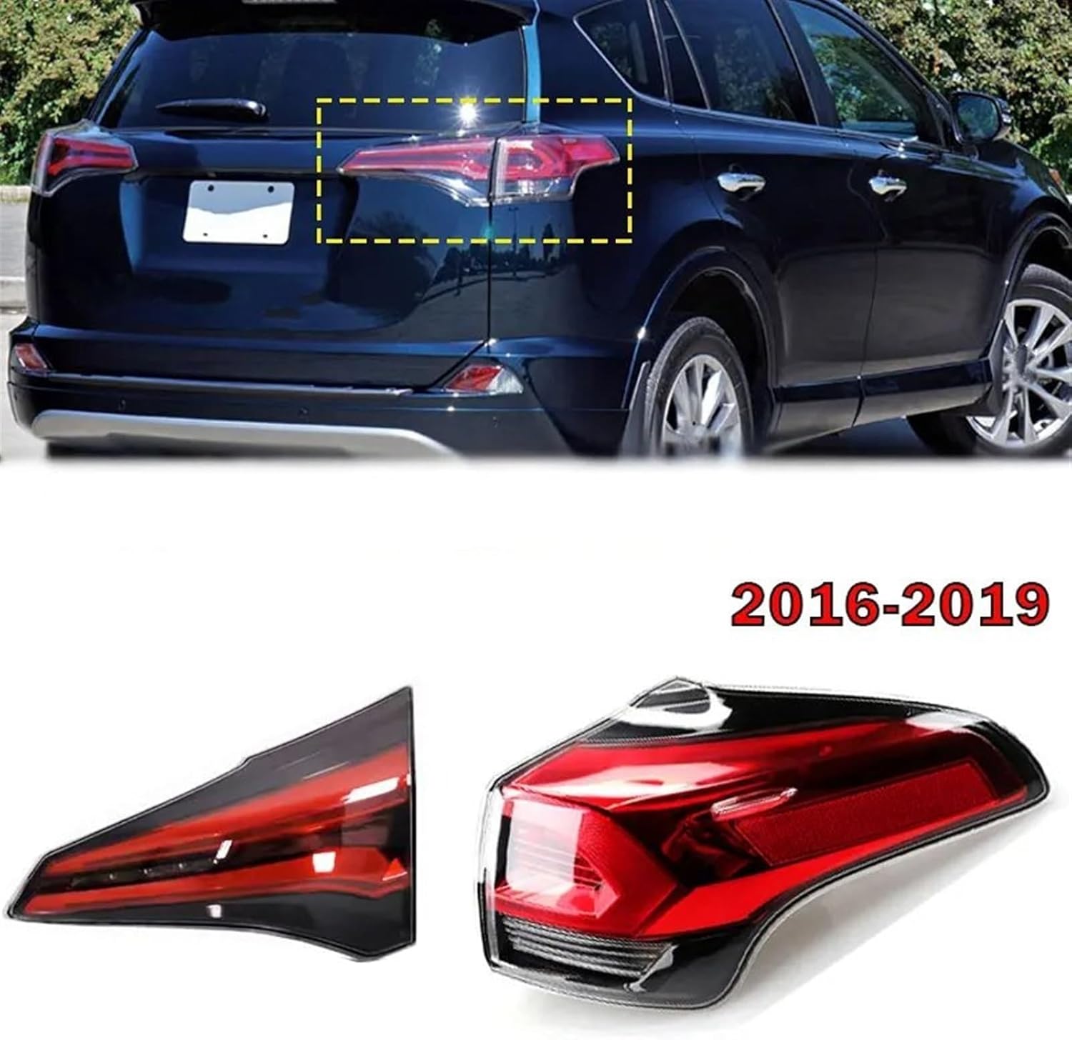 Car Rear Tail Light For Toyota RAV4 2016 2017 2018 2019 Car Rear Tail Light For Toyota RAV4 2016 2017 2018 2019