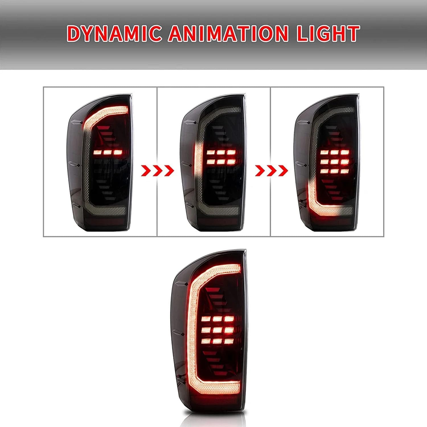 Car Rear Tail Light For Toyota Tacoma TRD Off Road SR5 SR TRD Pro TRD Sport Limited 2016-2021