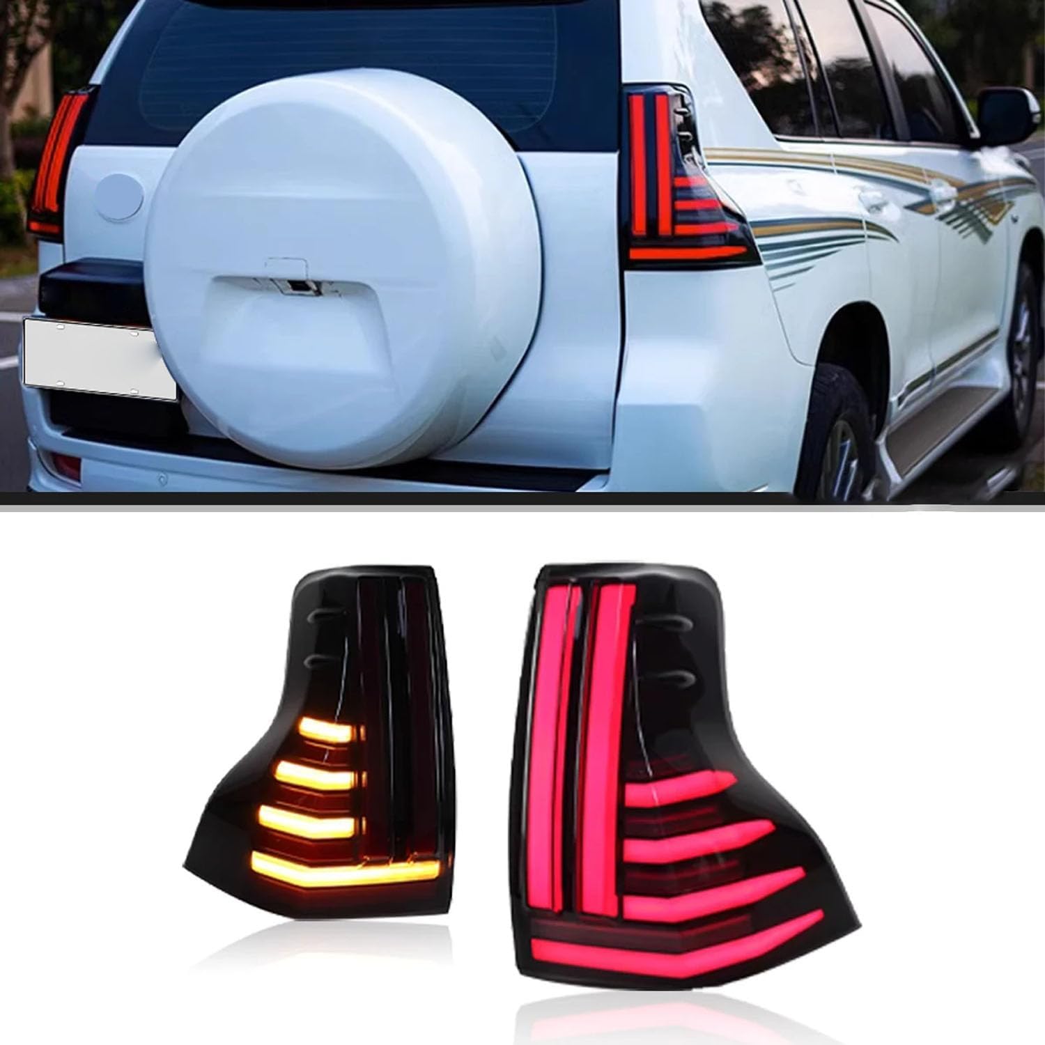 Car Rear Tail Light For Toyota Prado 2010-2020 Car Rear Tail Light For Toyota Prado 2010-2020