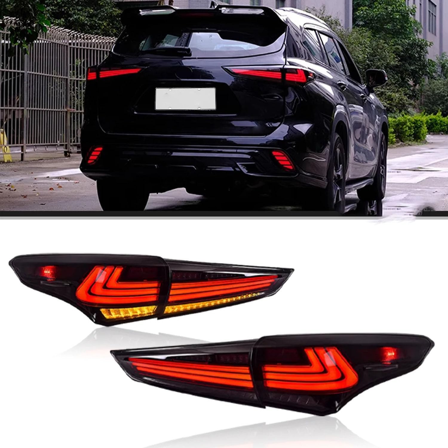 Car Rear Tail Light For Toyota Highlander 2021 2022 Car Rear Tail Light For Toyota Highlander 2021 2022