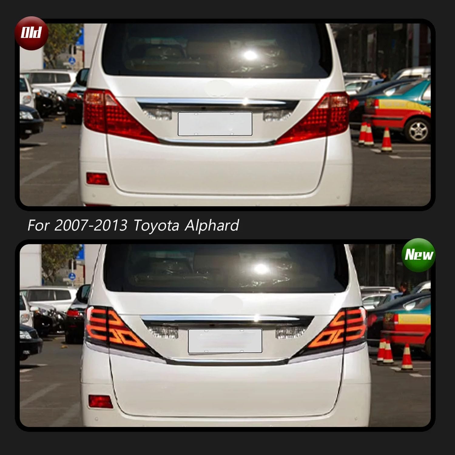 Car Rear Tail Light For Toyota Verllfire Alphard 2007 2008 2009 2010 2011 2012 2013