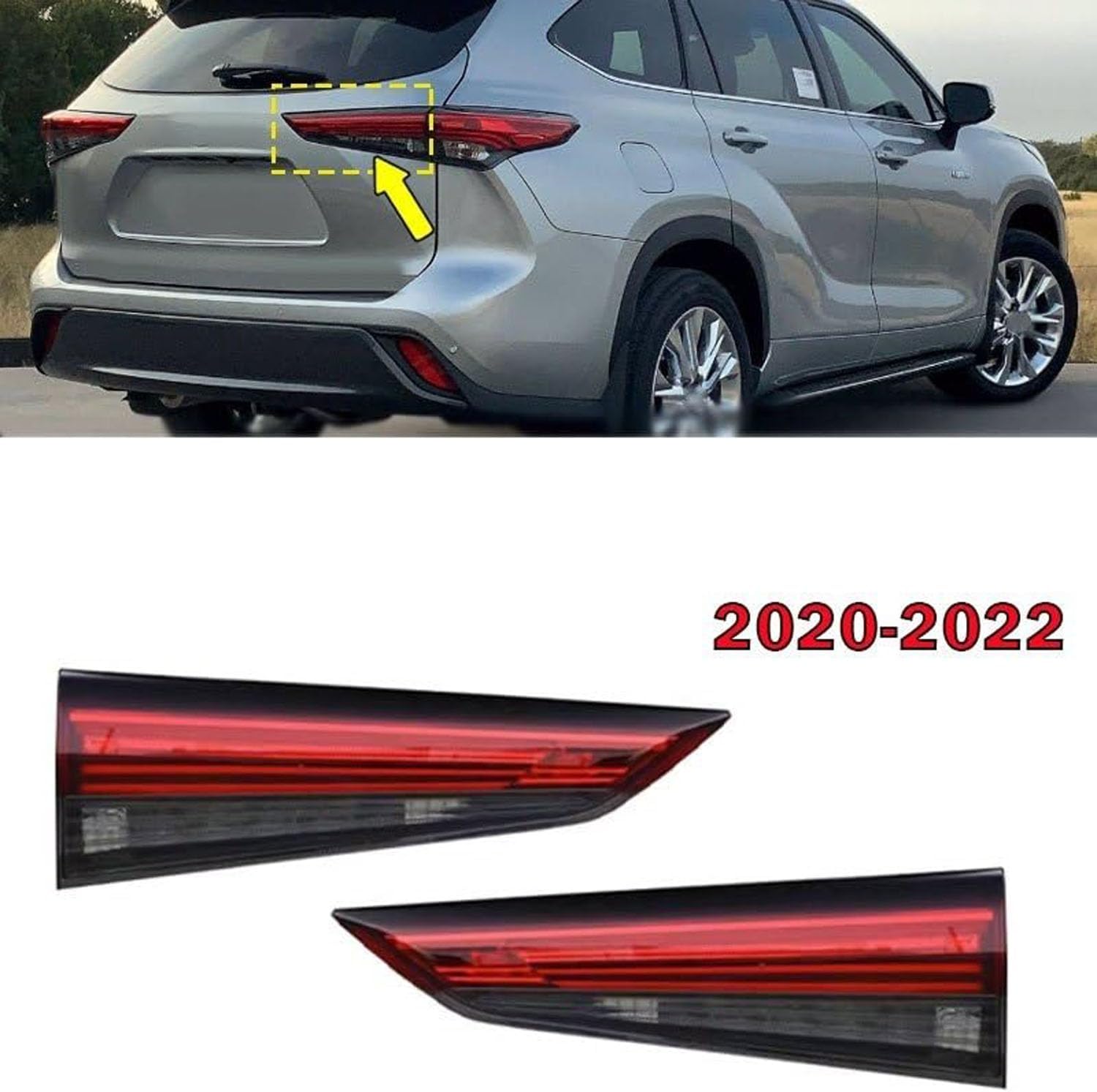 Car Rear Tail Light For Toyota Highlander 2020 2021 2022 Car Rear Tail Light For Toyota Highlander 2020 2021 2022