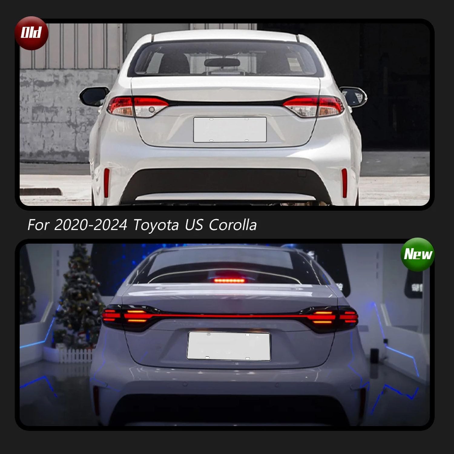 Car Rear Tail Light For Toyota Corolla 2020 2021 2022 2023 2024