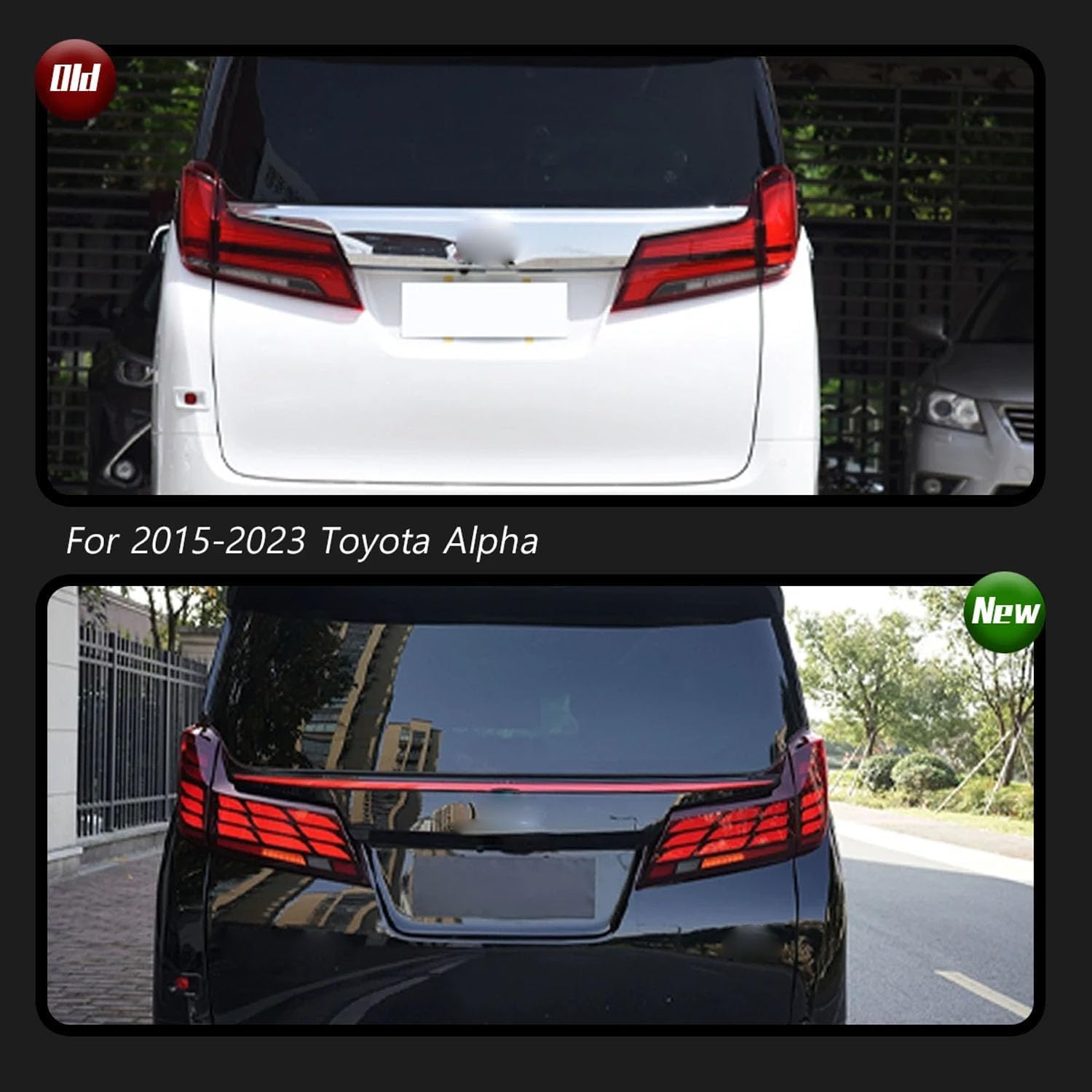 Car Rear Tail Light For Toyota Alphard 2015 2016 2017 2018 2019 2020 2021 2022 2023